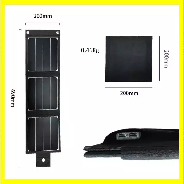18w portable solar charger for mobile